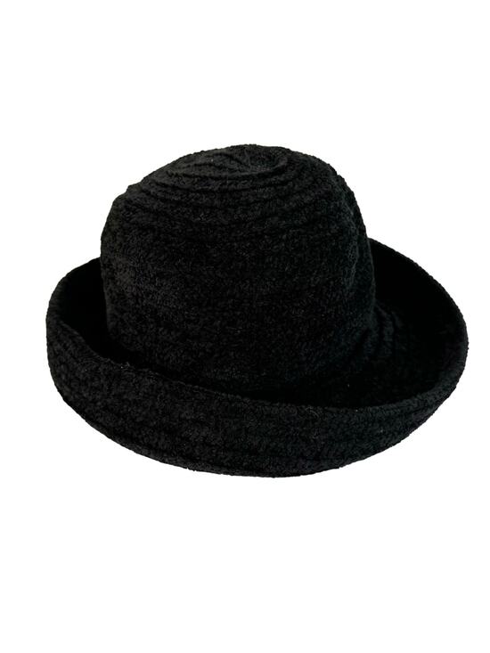 Vintage BETMAR New York Bucket Hat Womens Black 21\